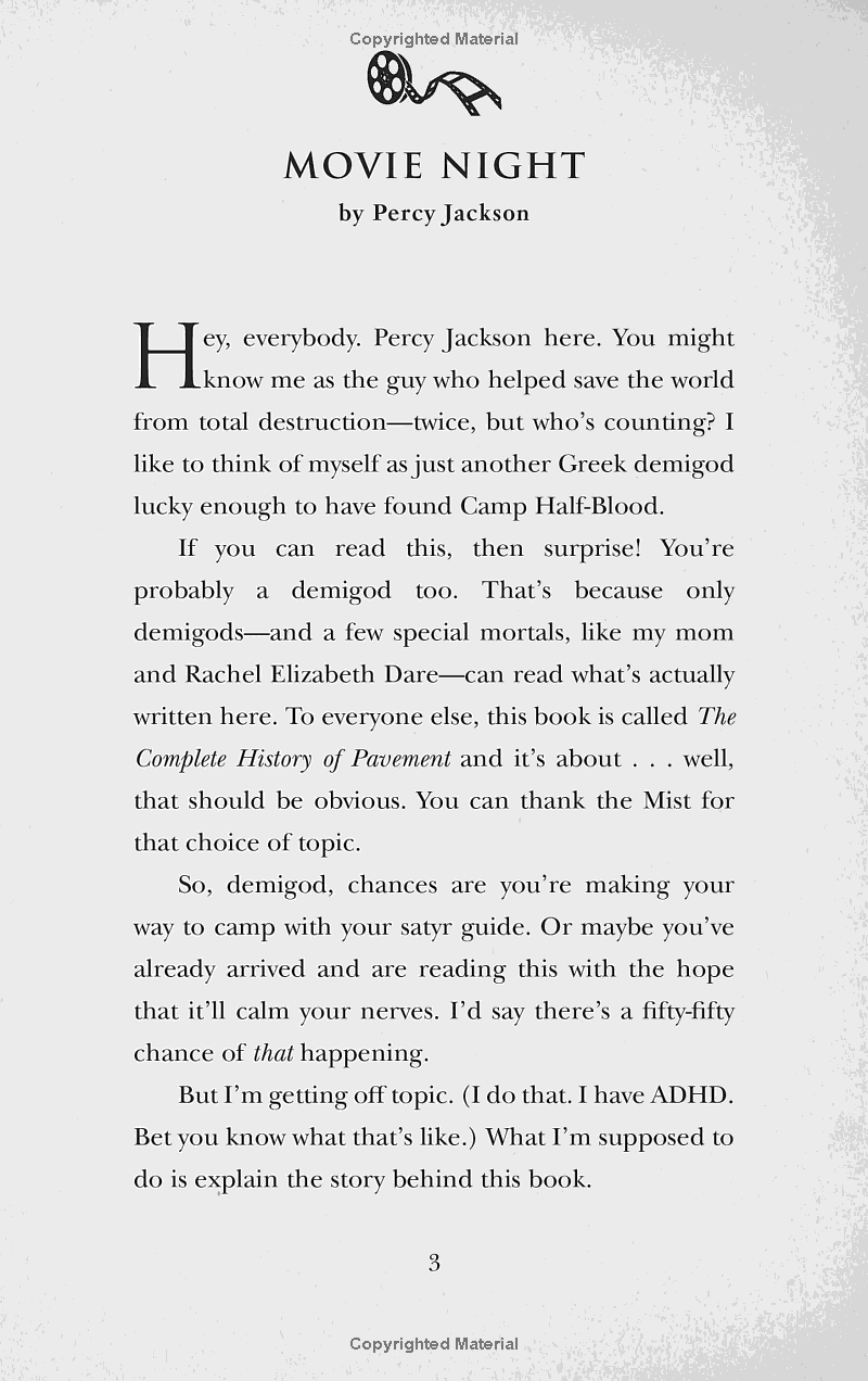 From The World Of Percy Jackson Camp Half-Blood Confidential