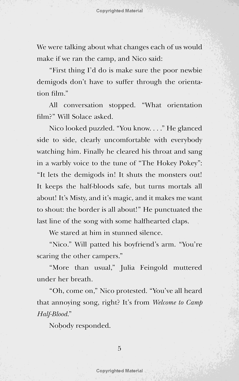 From The World Of Percy Jackson Camp Half-Blood Confidential