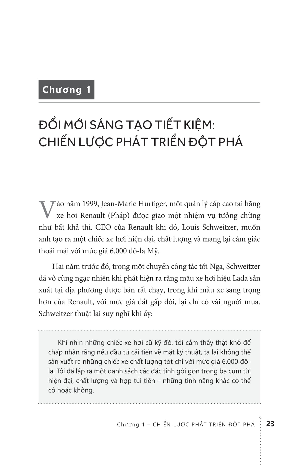 frugal innovation - làm tốt hơn với nguồn lực ít hơn