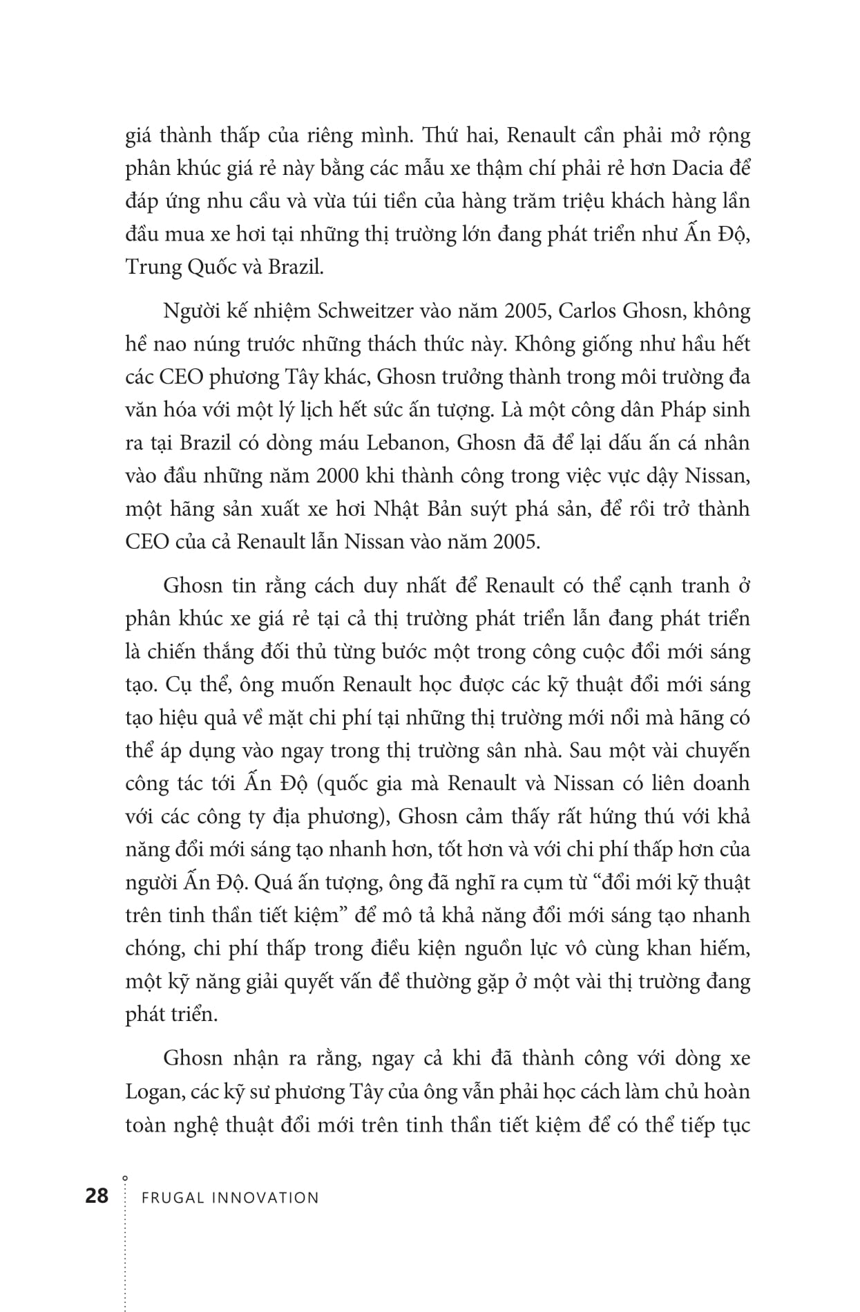 frugal innovation - làm tốt hơn với nguồn lực ít hơn