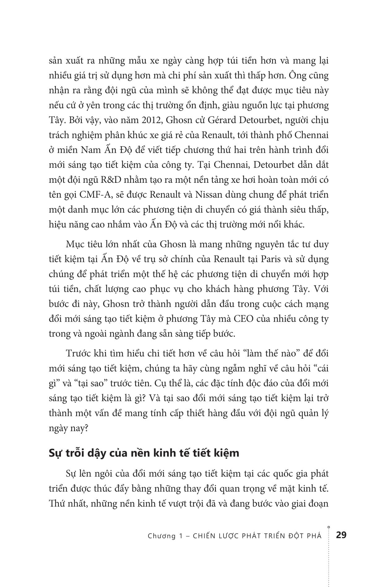 frugal innovation - làm tốt hơn với nguồn lực ít hơn