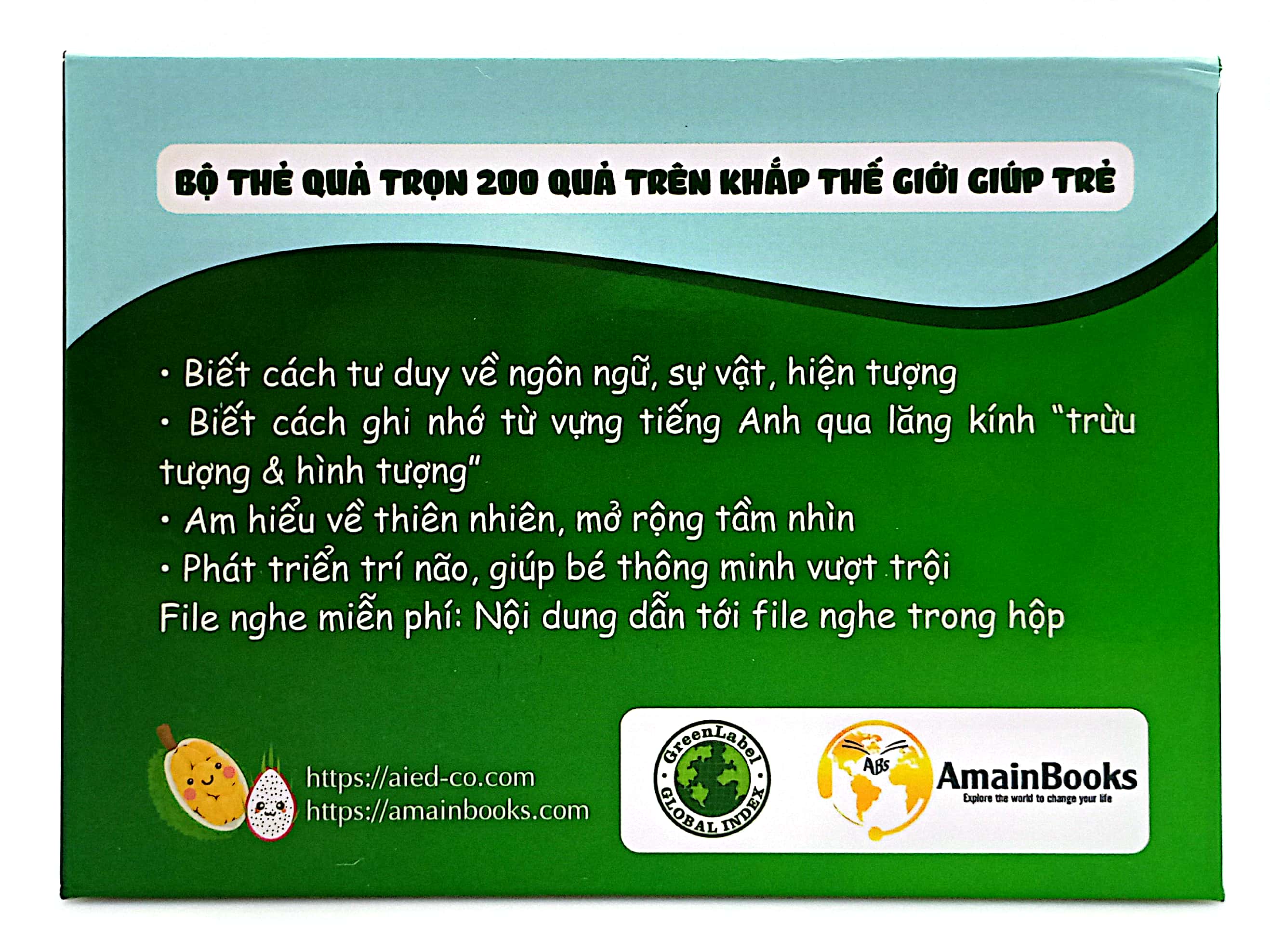 fruit - flash card - bộ thẻ quả