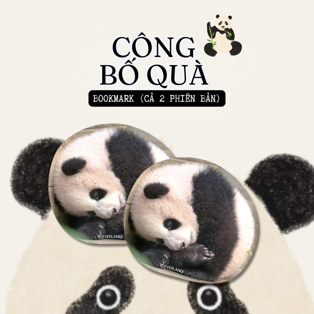 fubao toàn trí - tặng kèm bookmark bế bồi cứng + postcard bồi cứng