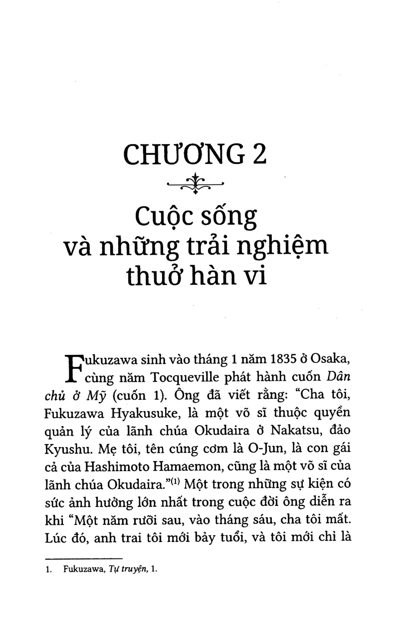 fukuzawa yukichi và công cuộc kiến thiết thế giới hiện đại