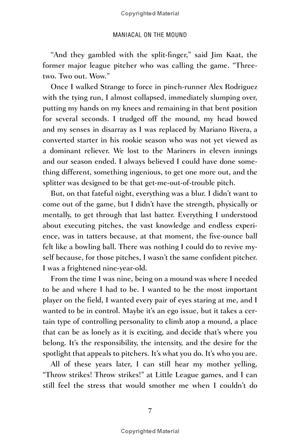 full count: the education of a pitcher