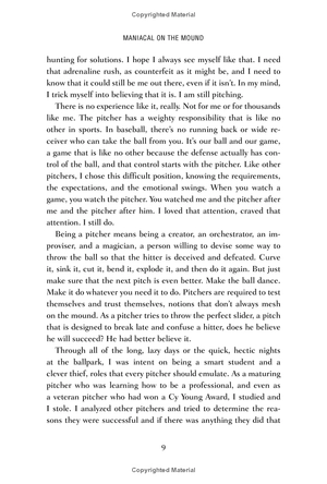 full count: the education of a pitcher