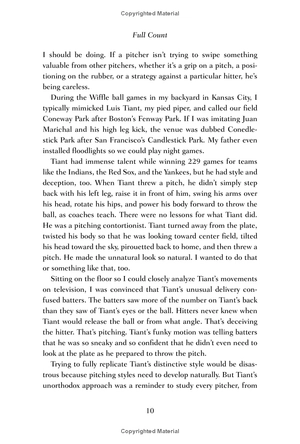 full count: the education of a pitcher