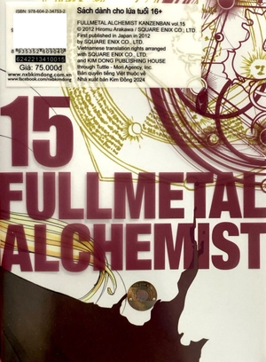 fullmetal alchemist - cang giả kim thuật sư - fullmetal edition - tập 15 (tái bản 2024)