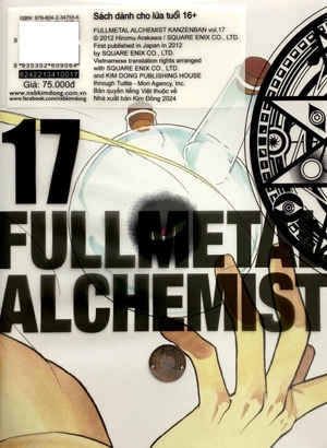 fullmetal alchemist - cang giả kim thuật sư - fullmetal edition - tập 17 (tái bản 2024)