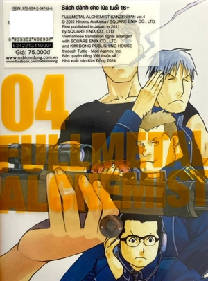 fullmetal alchemist - cang giả kim thuật sư - fullmetal edition - tập 4 (tái bản 2024)