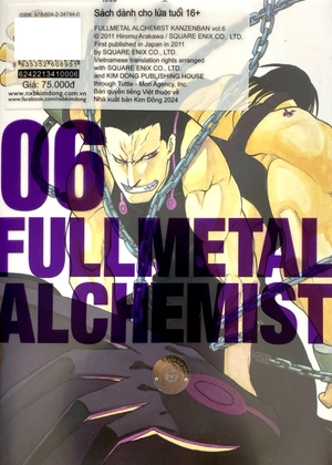 fullmetal alchemist - cang giả kim thuật sư - fullmetal edition - tập 6 (tái bản 2024)