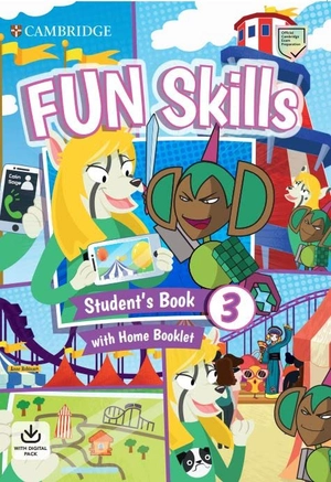 fun skills level 3 - student's book and home booklet with online activities