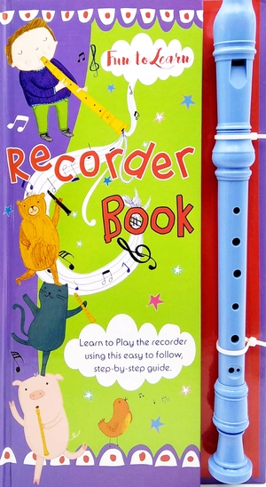 fun to learn recorder book - blue