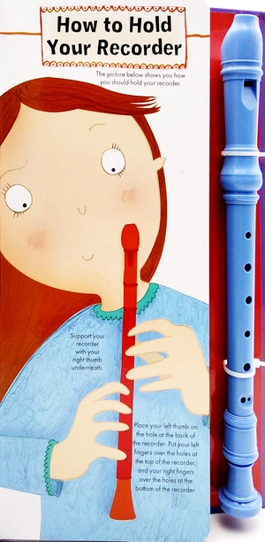 fun to learn recorder book - blue