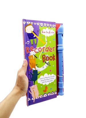 fun to learn recorder book - blue