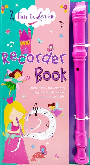 fun to learn recorder book - pink