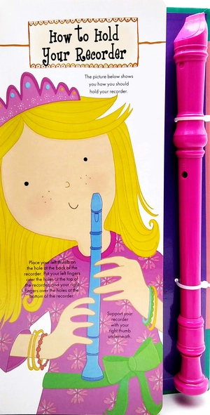 fun to learn recorder book - pink