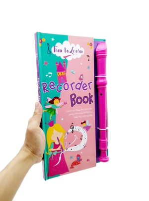 fun to learn recorder book - pink