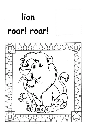 fun with cut & paste copy colouring: playtime