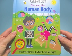 funfacts - lift the flap board book - discover the human body