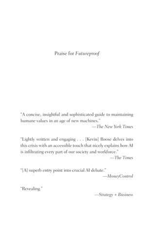 futureproof - 9 rules for surviving in the age of ai