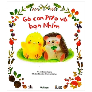 gà con piyo và bạn nhím
