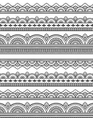 gallery wall art - henna