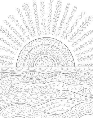 gallery wall art - nature mandala