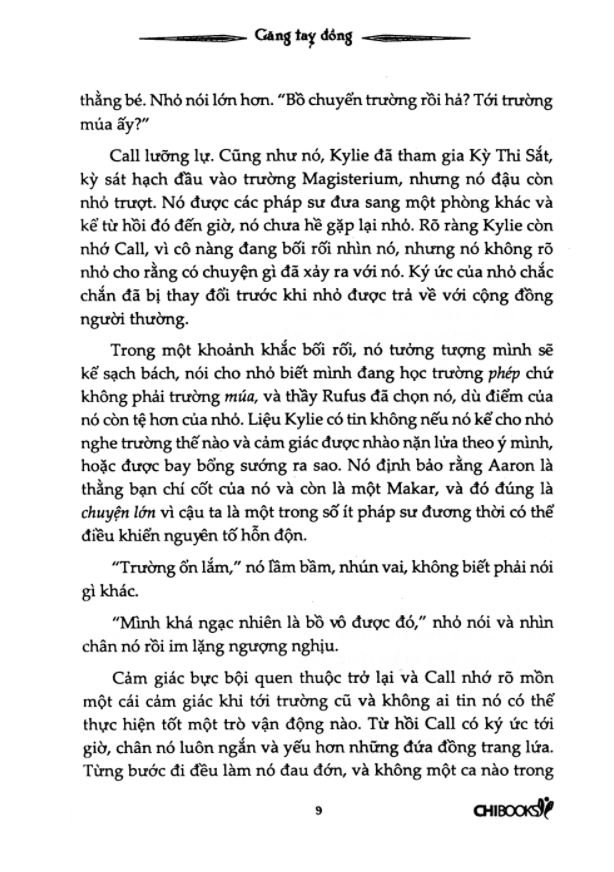 găng tay đồng, phần 2: series trường học pháp thuật