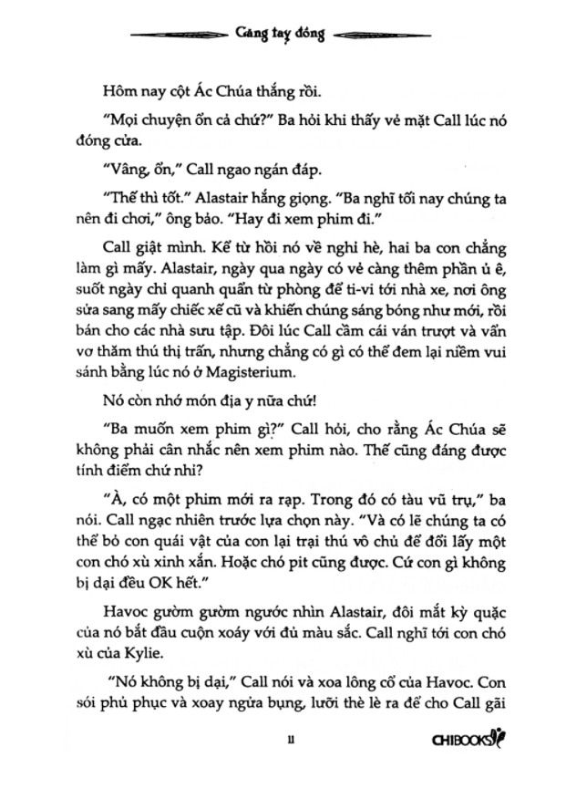 găng tay đồng, phần 2: series trường học pháp thuật