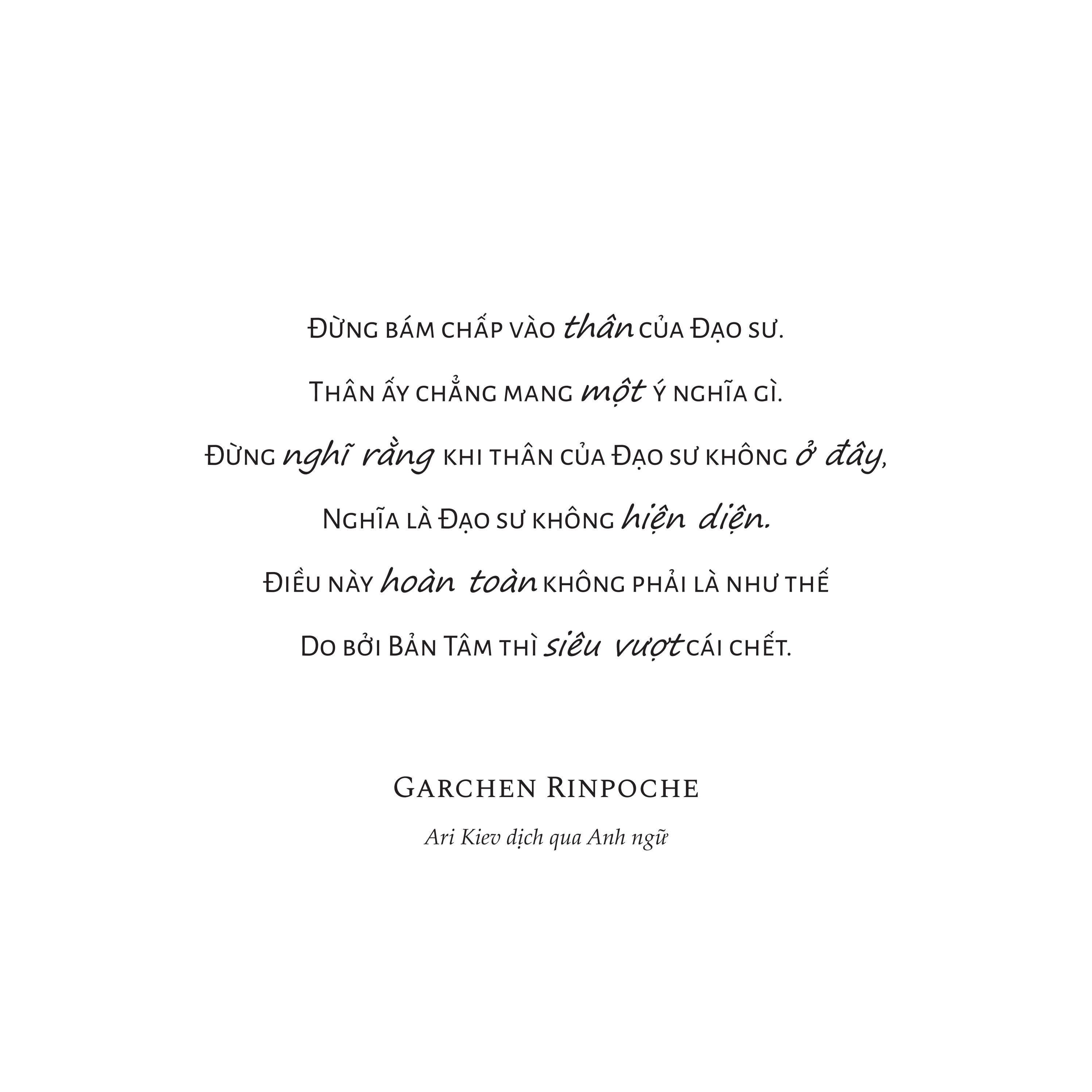 Garchen Rinpoche - Lat Ma Cua Nhieu Doi Kiep