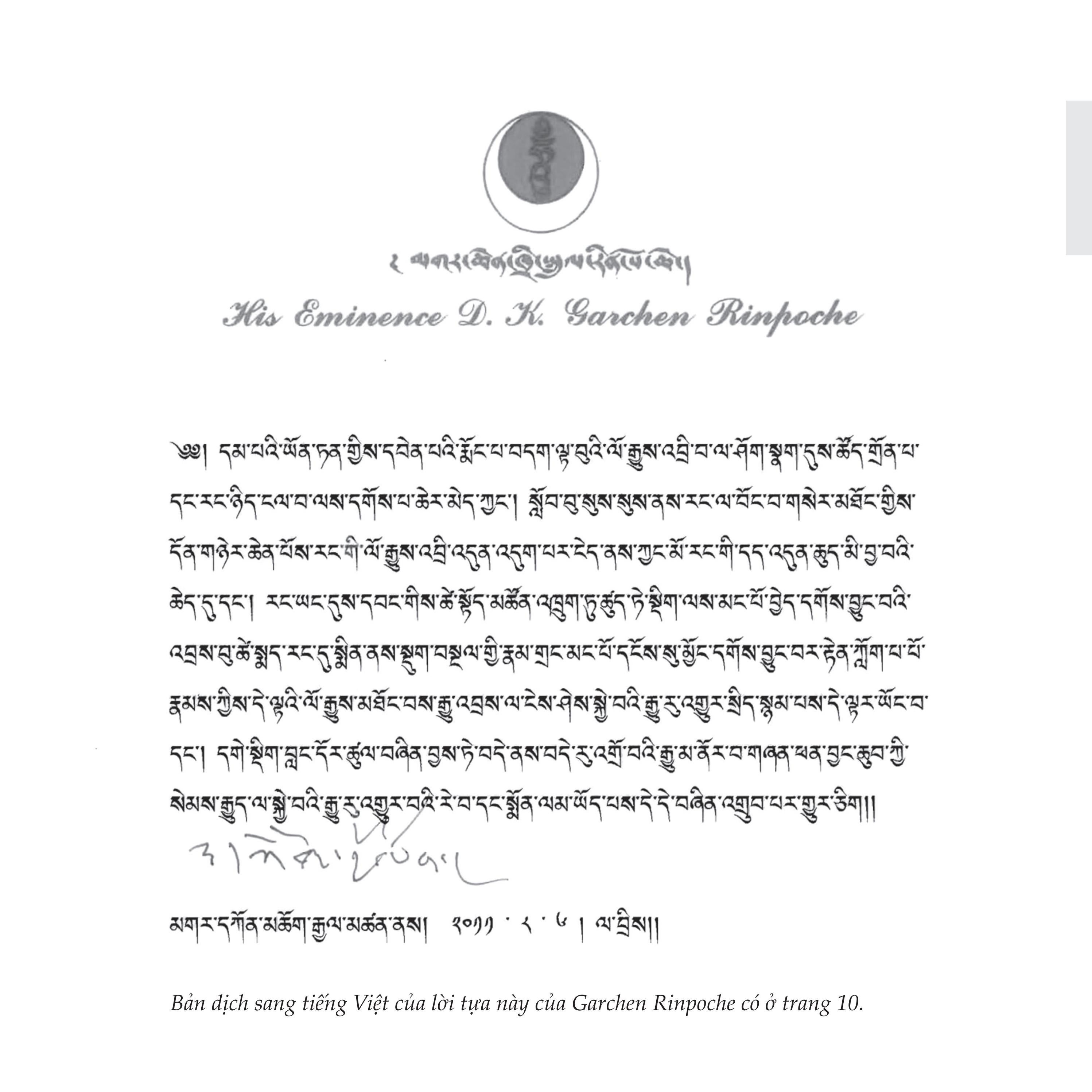 Garchen Rinpoche - Lat Ma Cua Nhieu Doi Kiep