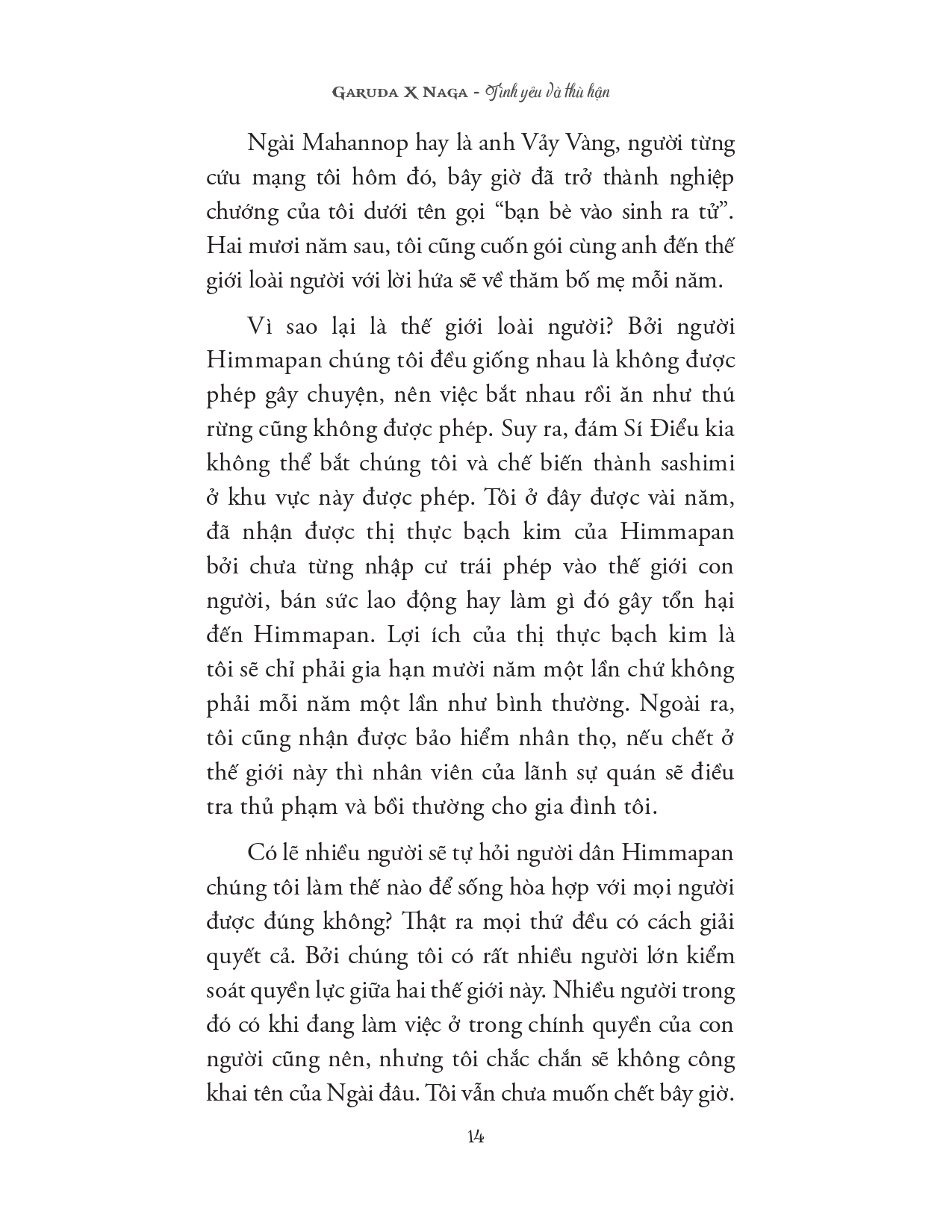 garuda x naga - tình yêu và thù hận