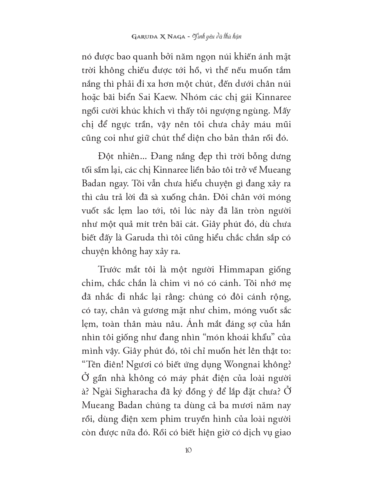 garuda x naga - tình yêu và thù hận