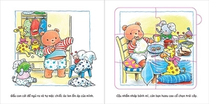 gấu bobbi chơi xếp hình - bìa cứng