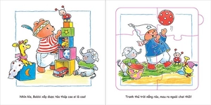 gấu bobbi chơi xếp hình - bìa cứng