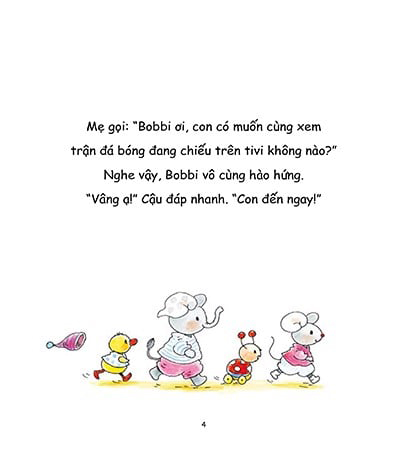 gấu bobbi đá bóng