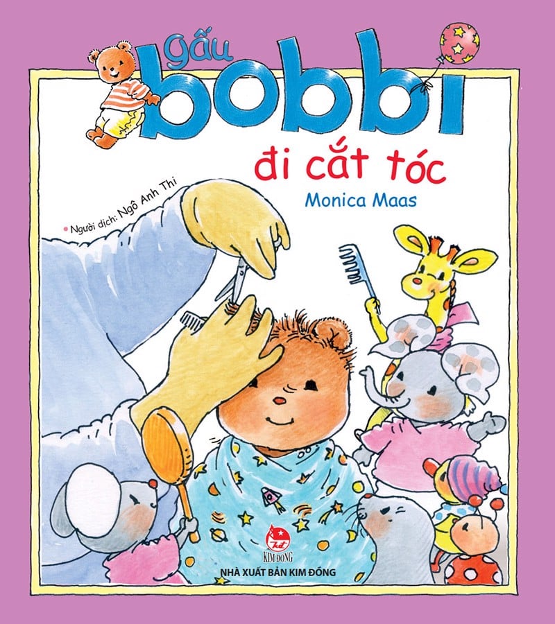 gấu bobbi đi cắt tóc