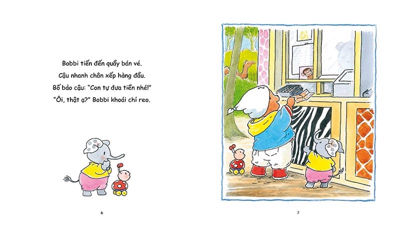 gấu bobbi đi vườn thú