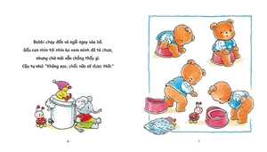 gấu bobbi tập ngồi bô