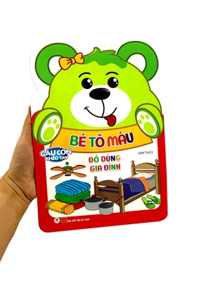 gấu con khéo tay - bé tô màu: đồ dùng gia đình