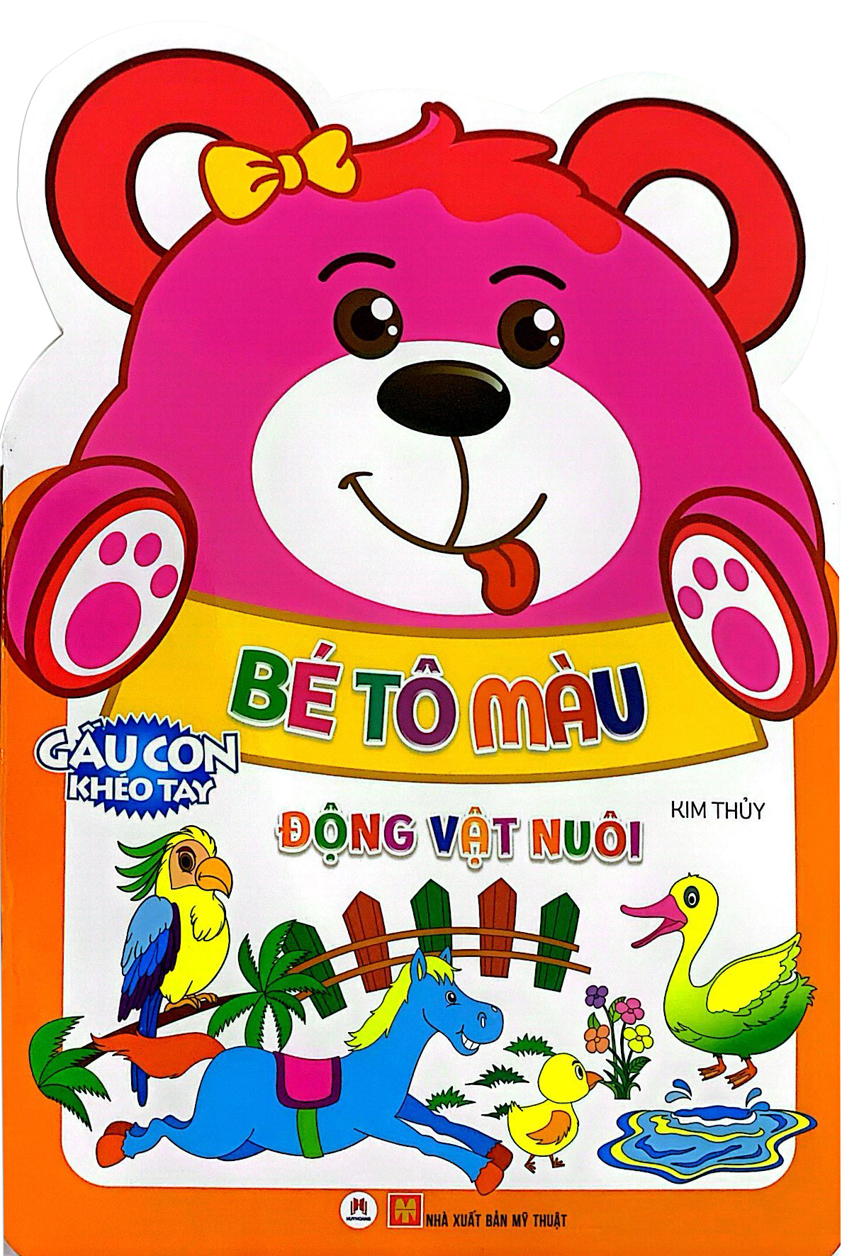 gấu con khéo tay - bé tô màu: động vật nuôi