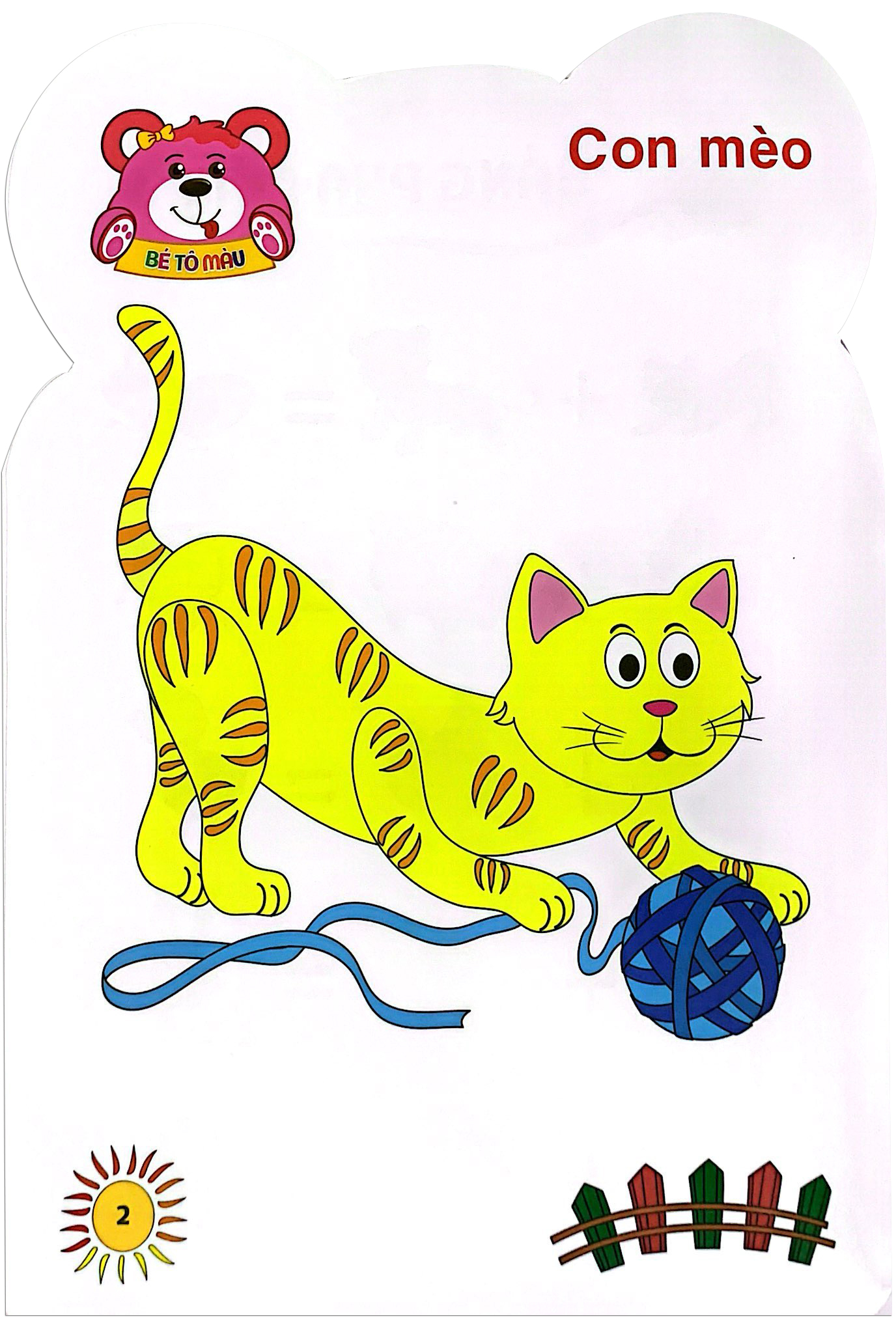 gấu con khéo tay - bé tô màu: động vật nuôi