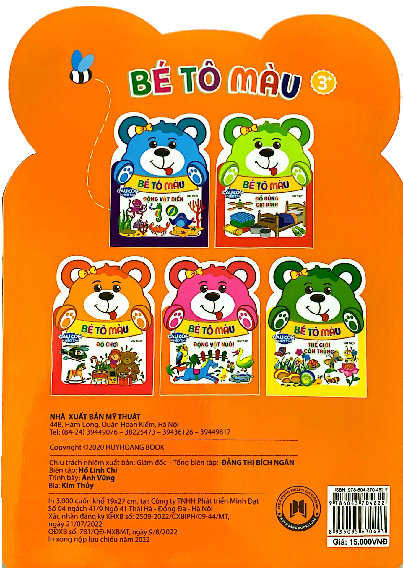 gấu con khéo tay - bé tô màu: động vật nuôi