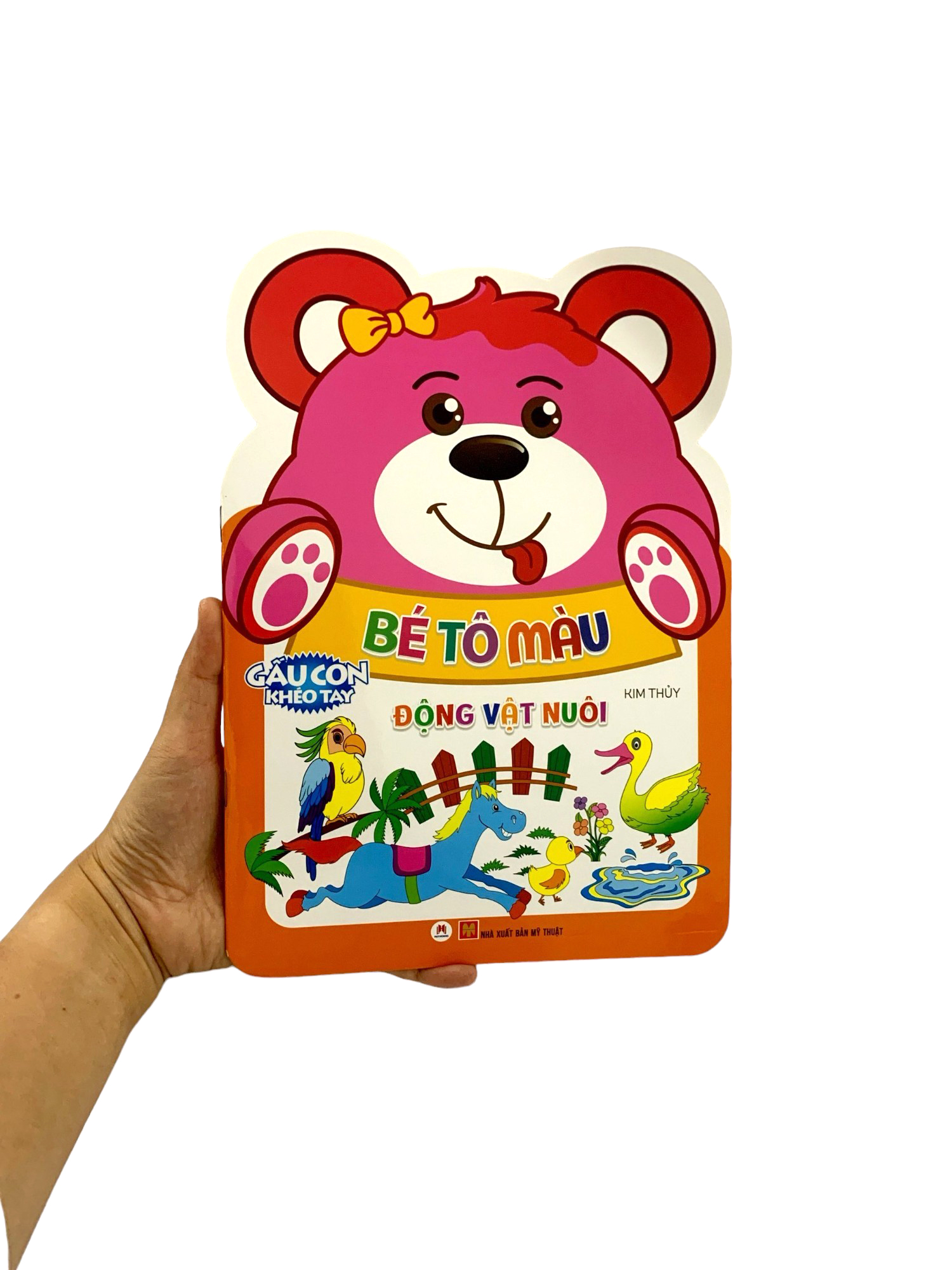 gấu con khéo tay - bé tô màu: động vật nuôi