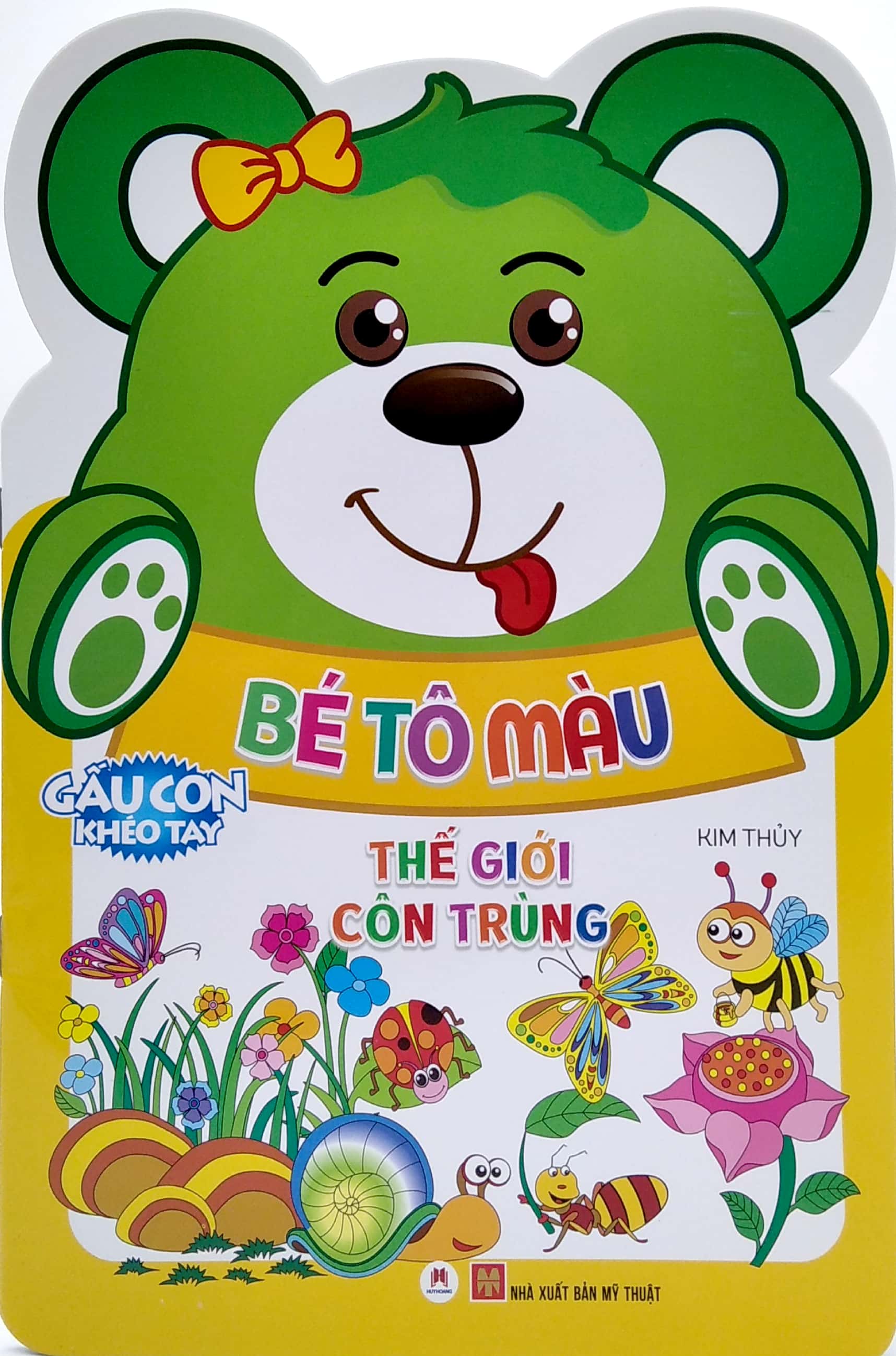 gấu con khéo tay - bé tô màu: thế giới côn trùng