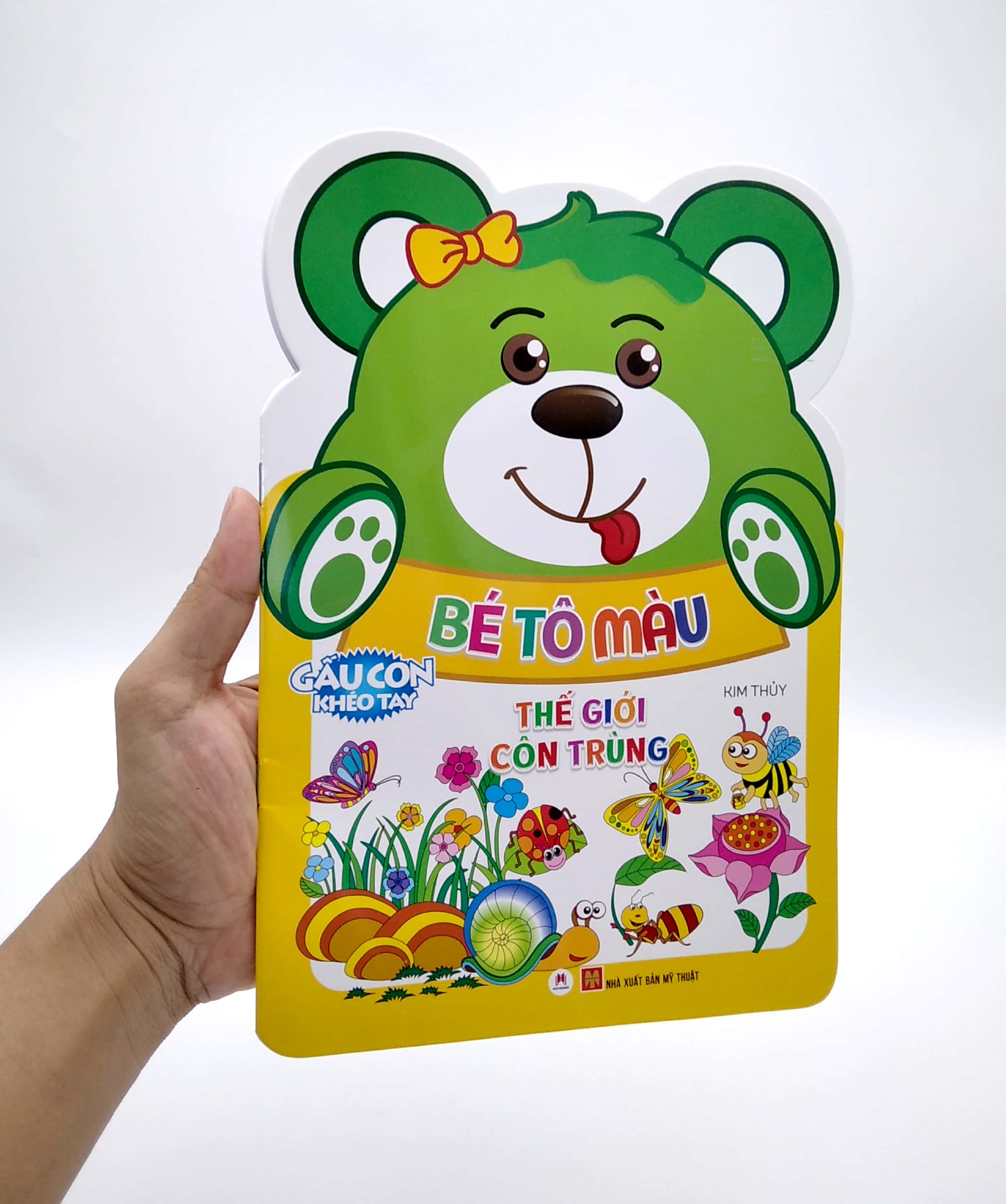 gấu con khéo tay - bé tô màu: thế giới côn trùng