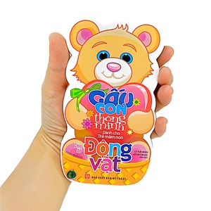 gấu con thông minh - dành cho trẻ mầm non - động vật (tái bản 2023)