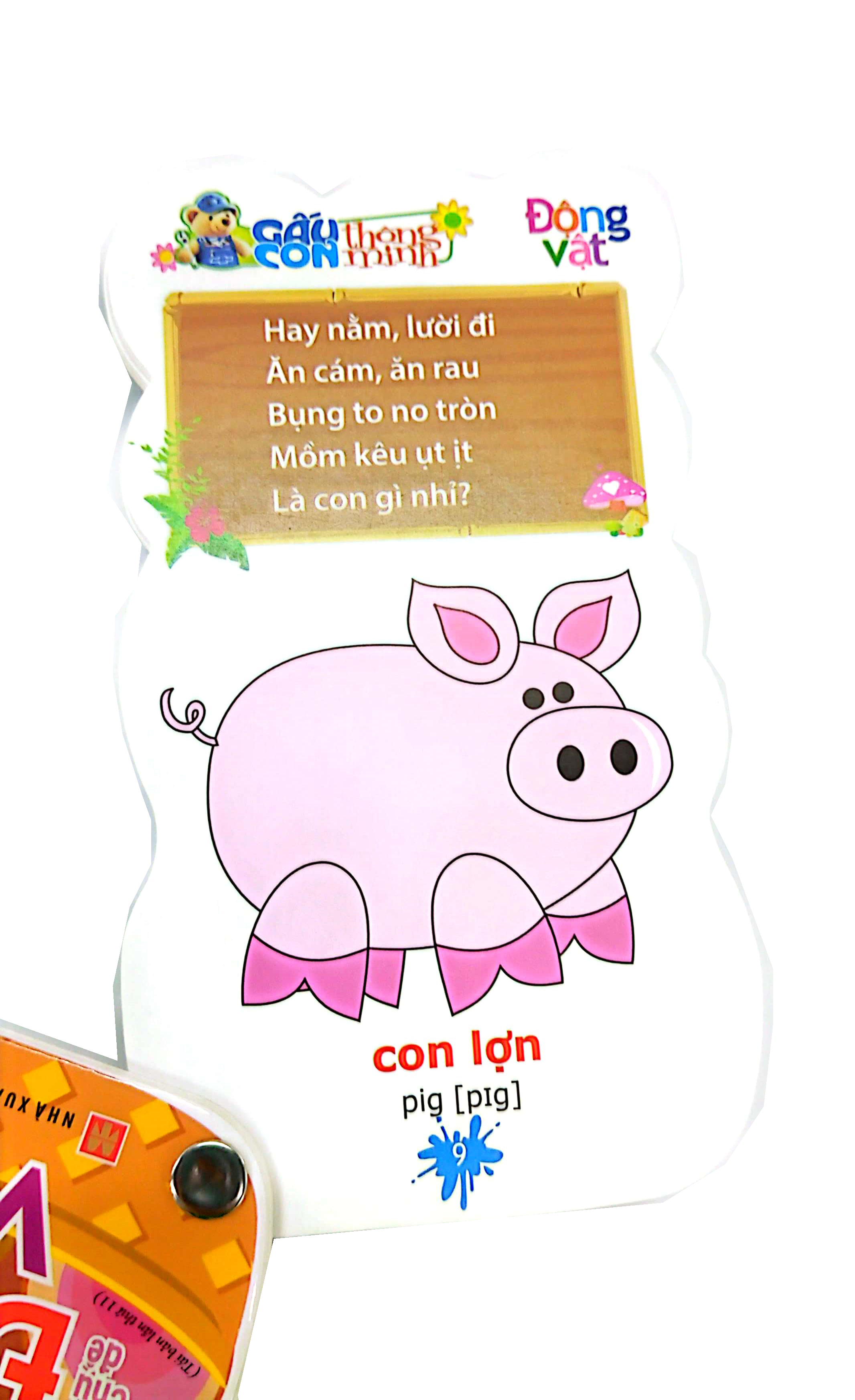 gấu con thông minh - dành cho trẻ mầm non - động vật (tái bản 2023)