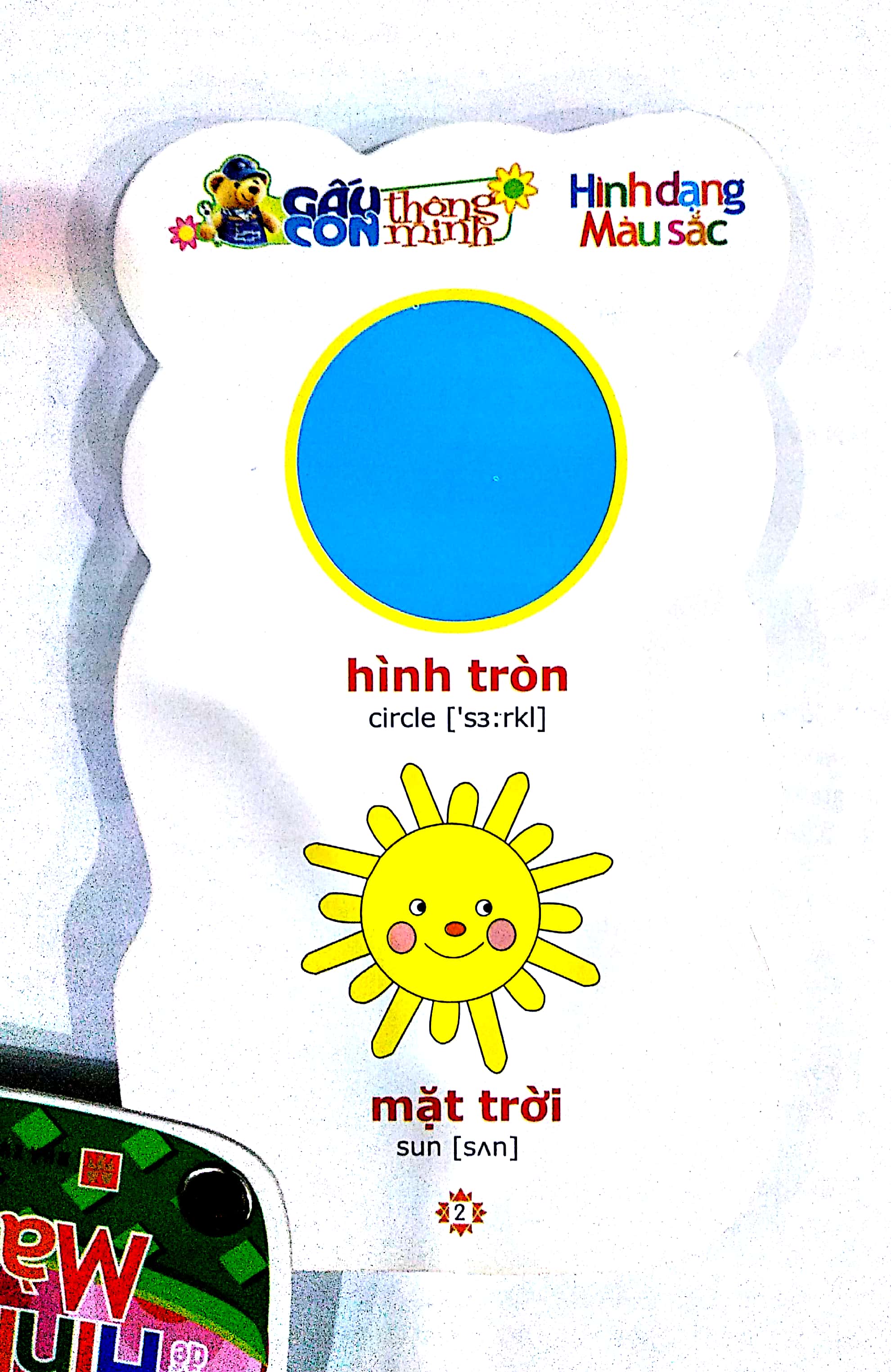 gấu con thông minh - hình dạng, màu sắc (dành cho trẻ mầm non)